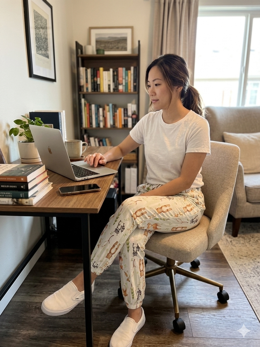 Woodland adult bamboo joggers