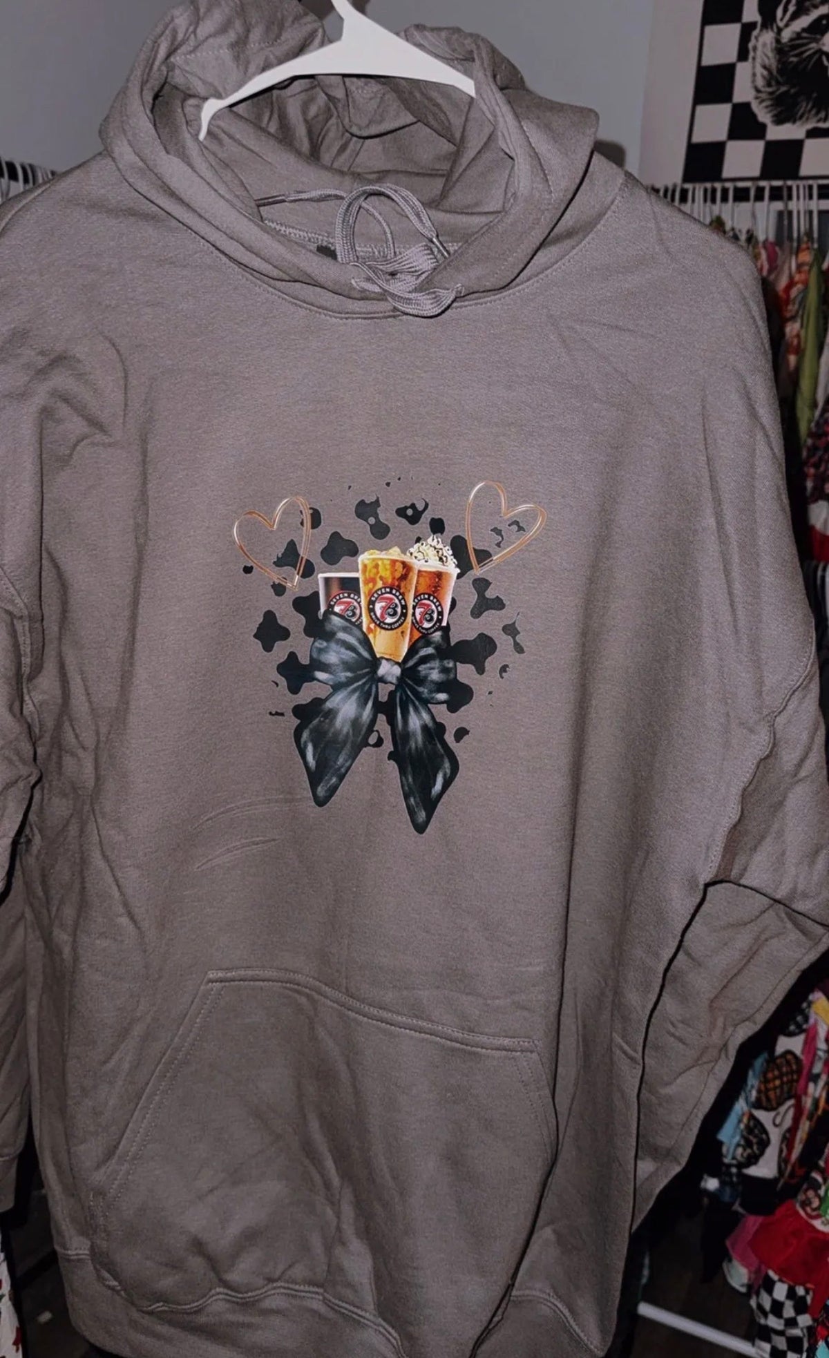 Large hoodie coffee