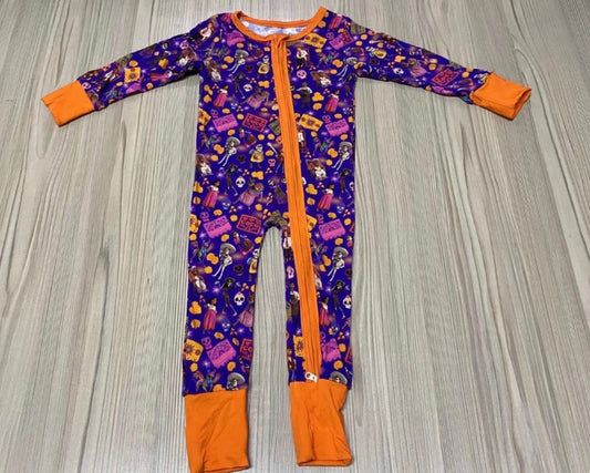 Día de los muertos bamboo zippie