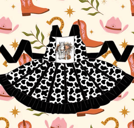 Cowgirl dress milk silk