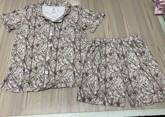 Camo adult bamboo set