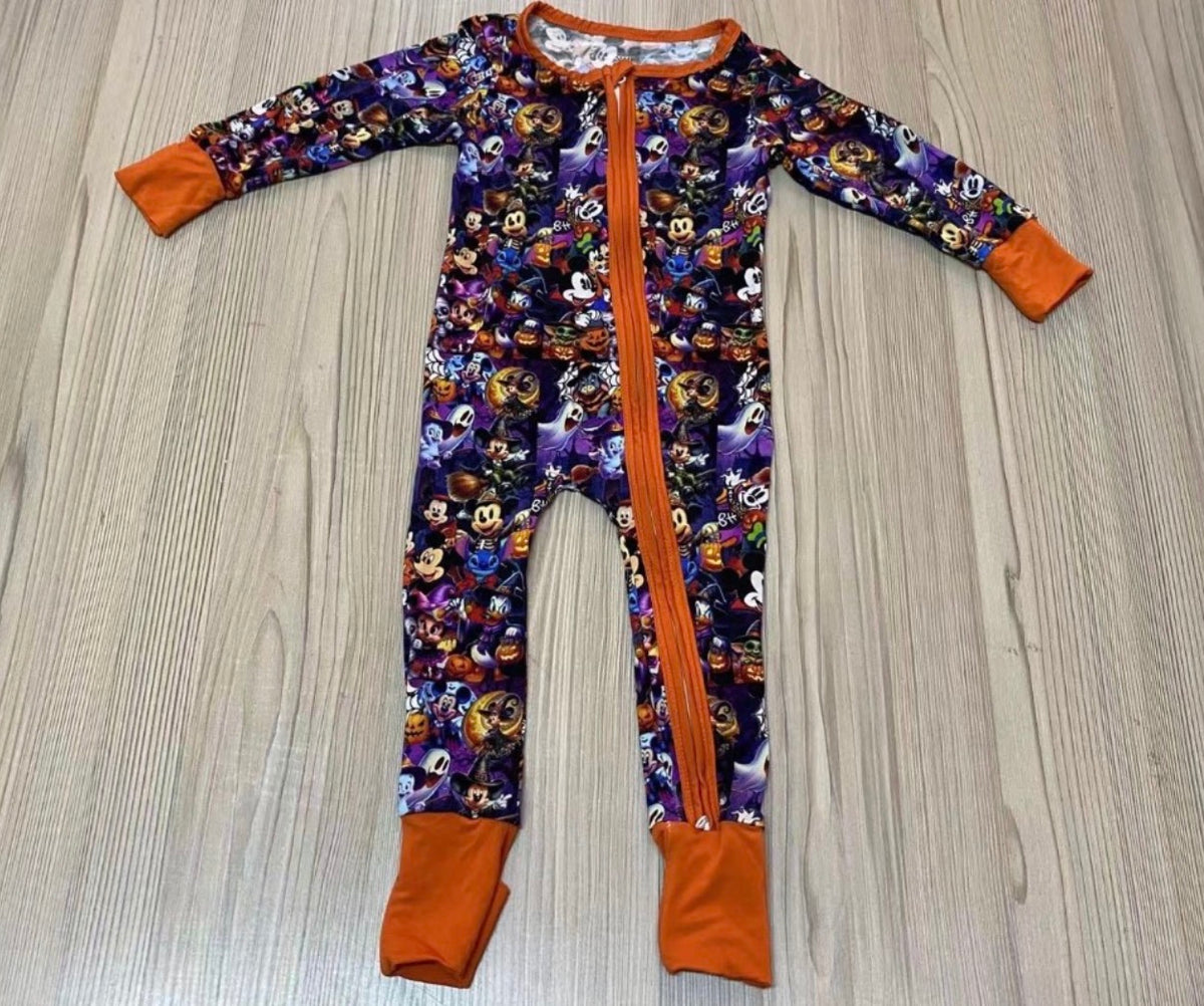 Spooky mash up bamboo zippie