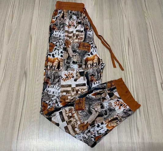 Fancy Cowgirl bamboo joggers