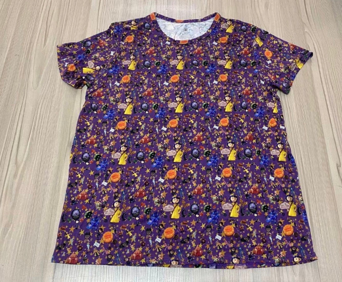 Button eyes oversized bamboo T