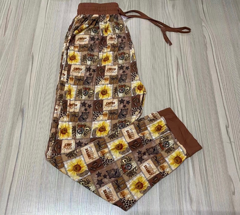 Coffee girly bamboo joggers