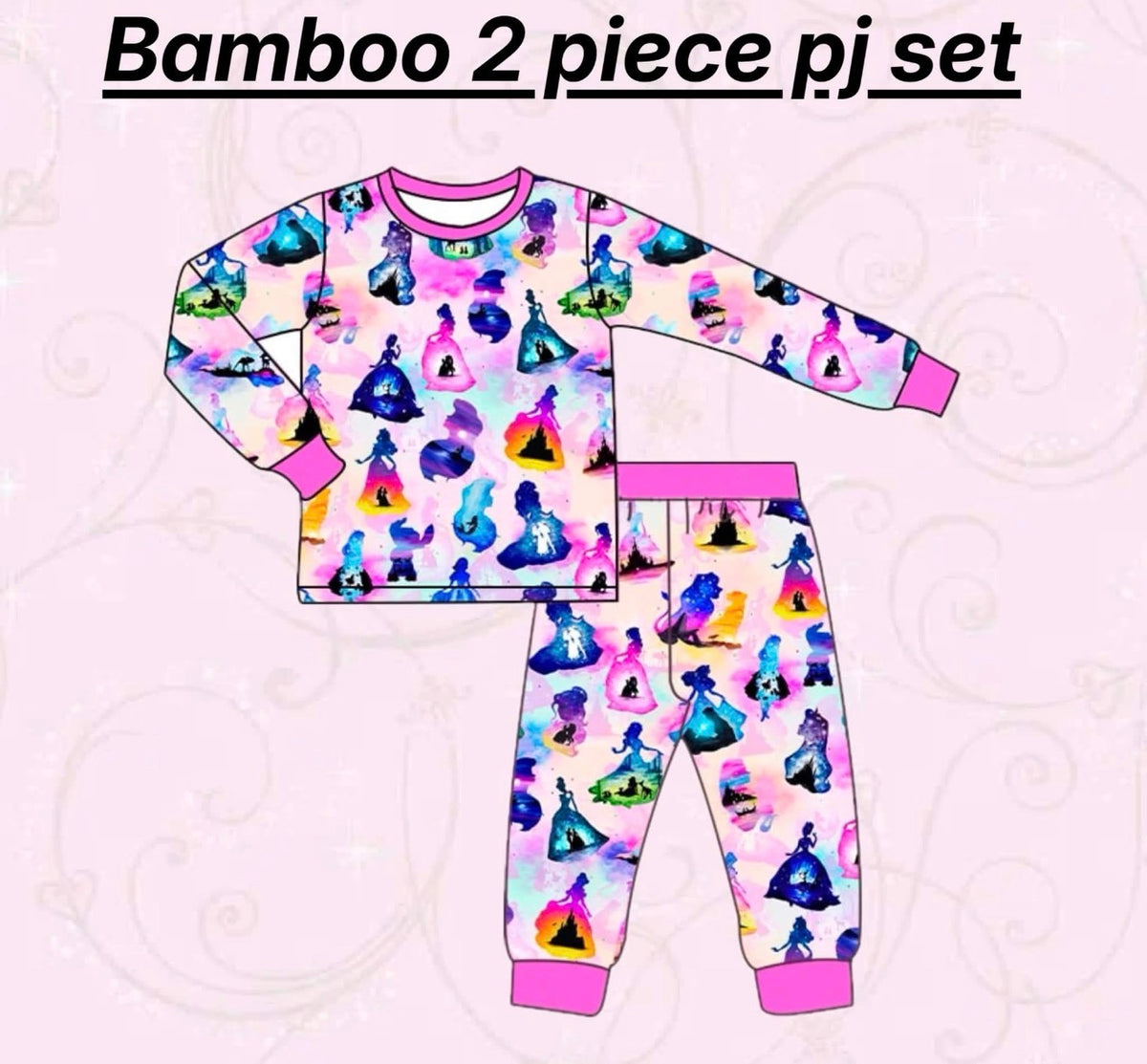 Silhouettes bamboo pajamas 2pc￼