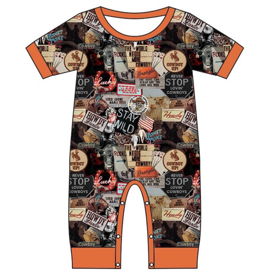 Western mash daywear romper