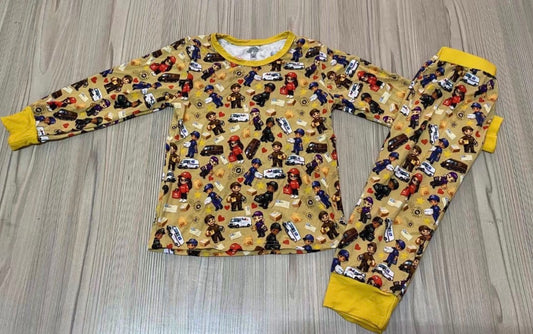 Delivery drivers bamboo 2pc pj
