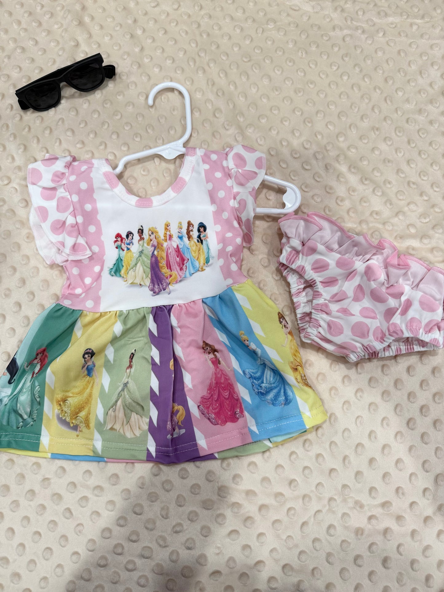 Swim dress with bottoms
