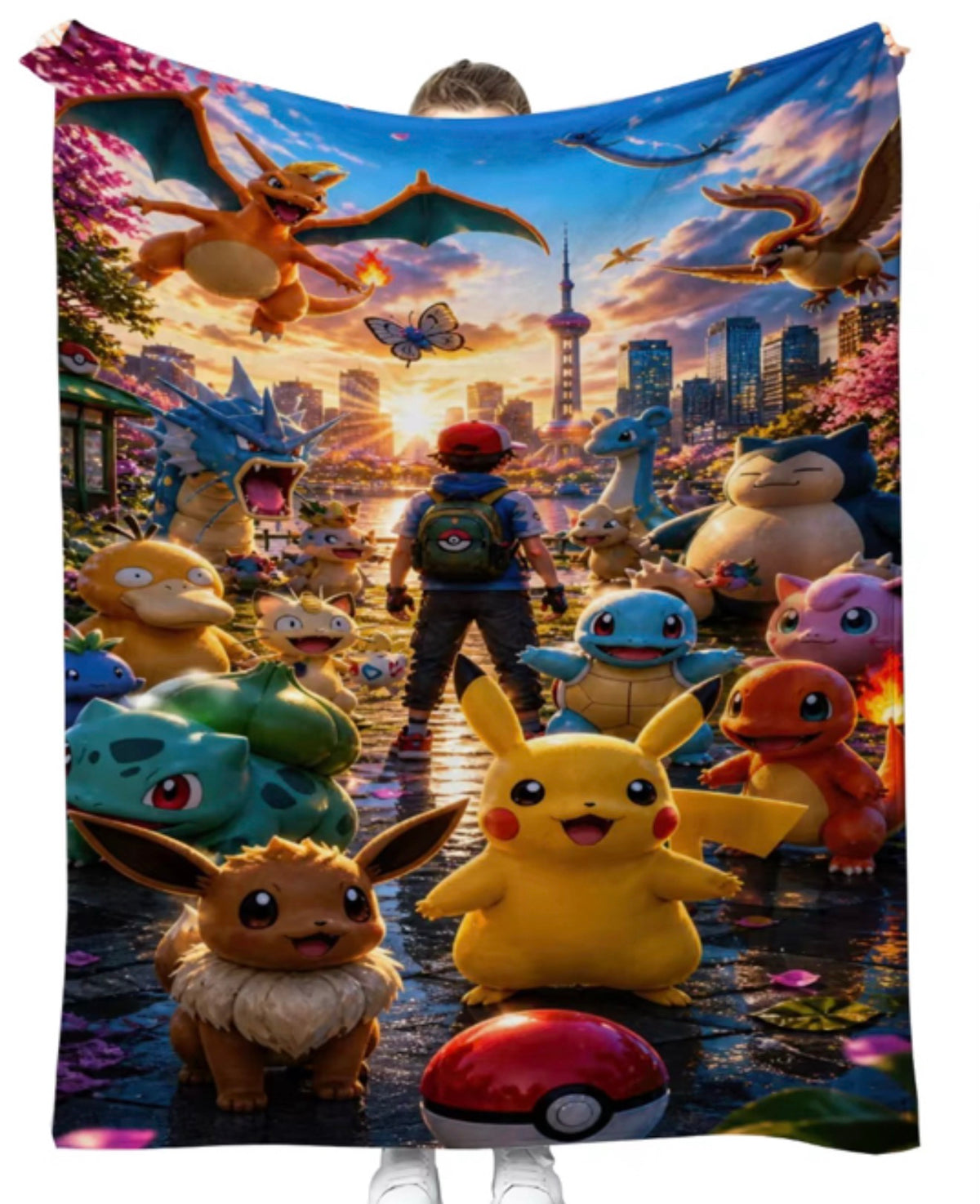 Trainer 50x60 double plush blanket