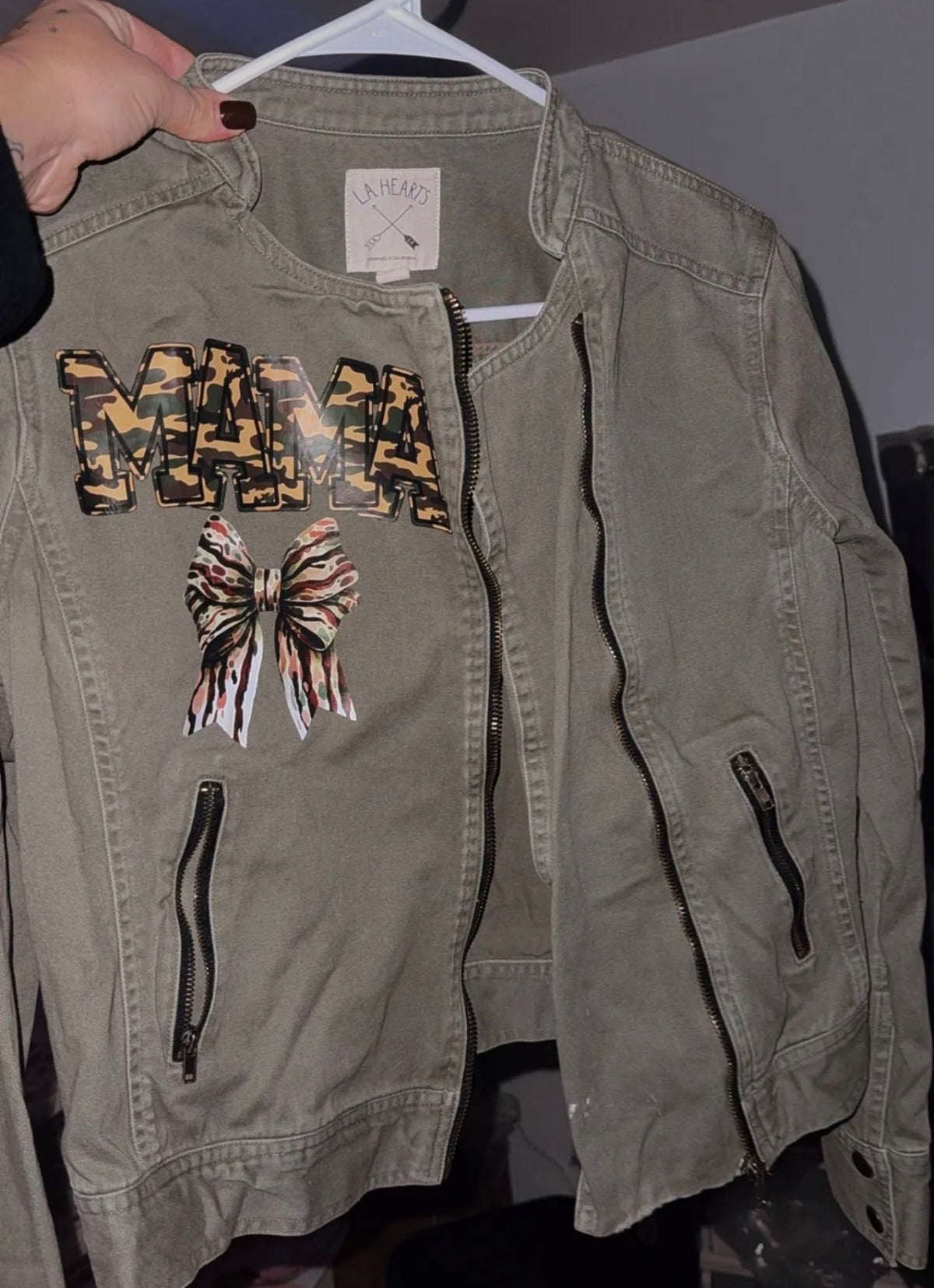 M MAMA upcycle Jean jacket