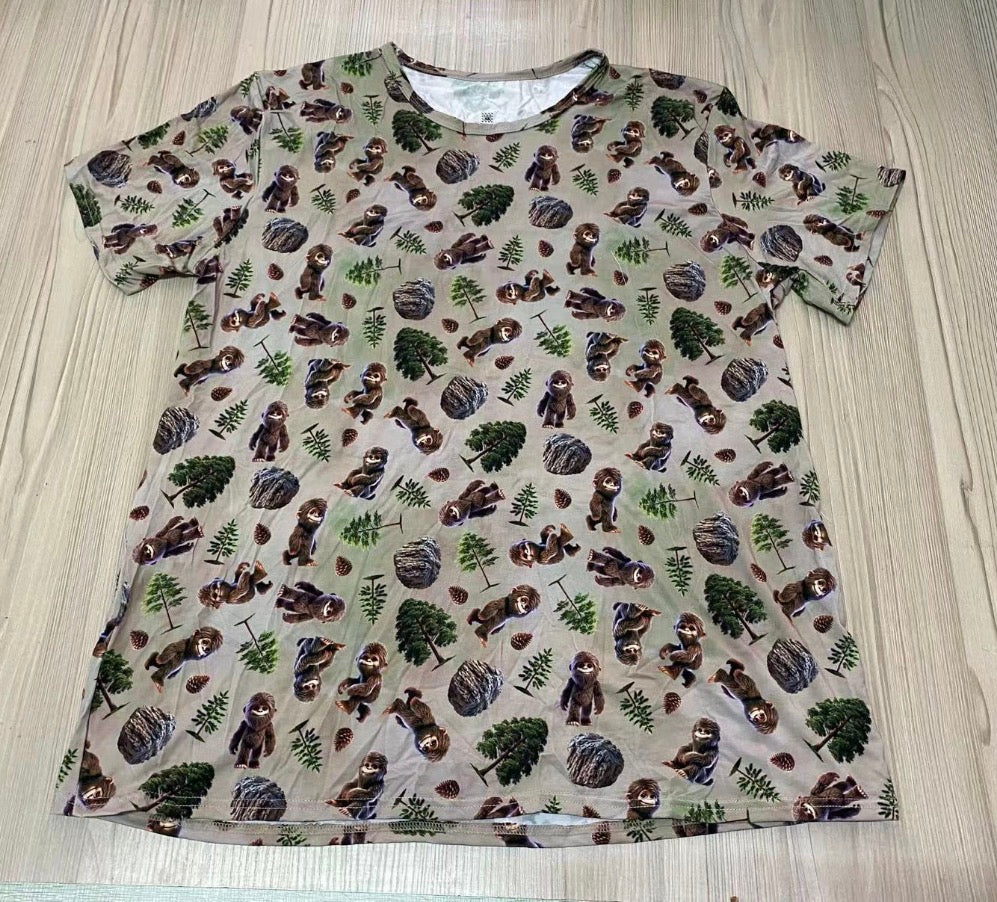 Big foot oversized bamboo tshirt