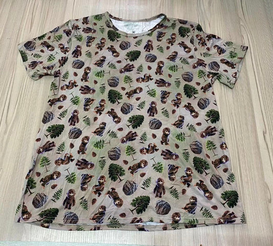 Big foot oversized bamboo tshirt
