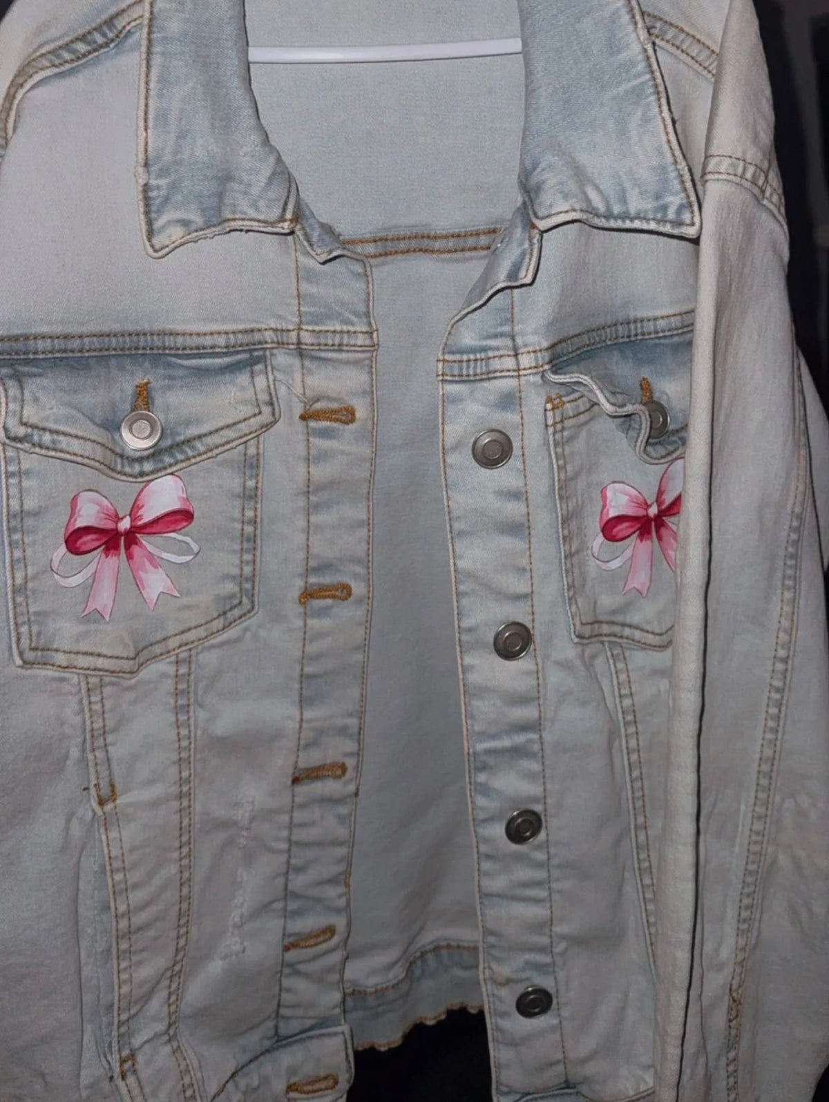 LG women’s fall upcycle Jean jacket