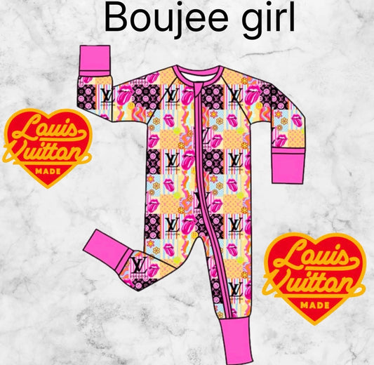Boujee bamboo zippie