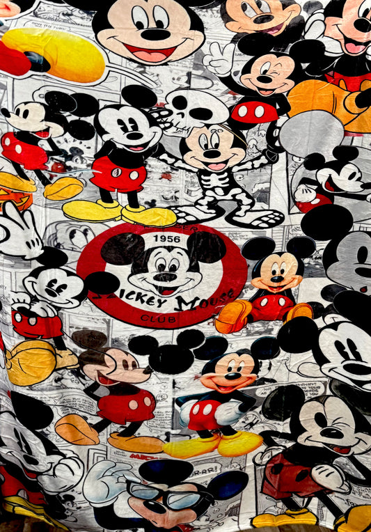 Xl little mouse double plush blanket