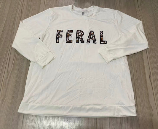 Feral bamboo crewneck