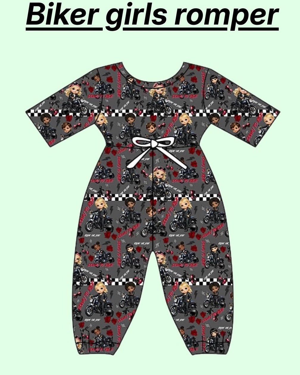 Little riders milk silk romper