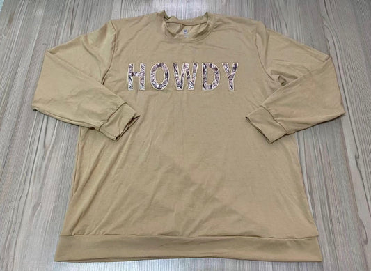 HOWDY bamboo crewneck